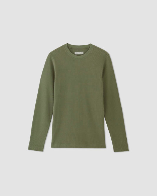 The Waffle Long-Sleeve Crew | Kalamata